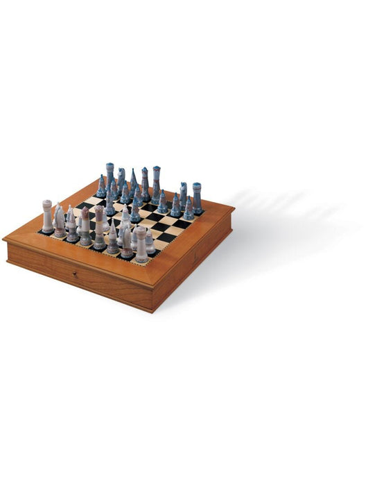 Lladro Medieval Chess Set (Board Box Included)