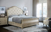 Bernhardt Rustic Patina Upholstered Sleigh Bed