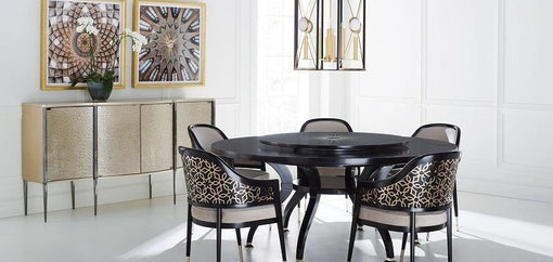 Caracole Classic Total Eclipse 72 Inches Dining Table