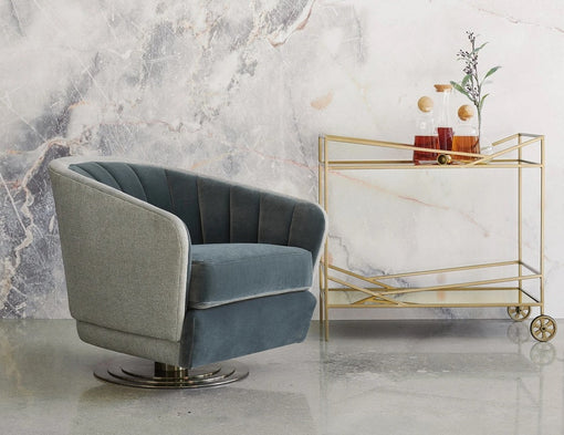 Caracole Edge Occasional Vector Bar Cart