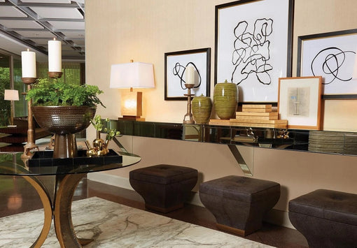 Global Views Cube Slab Table Lamp