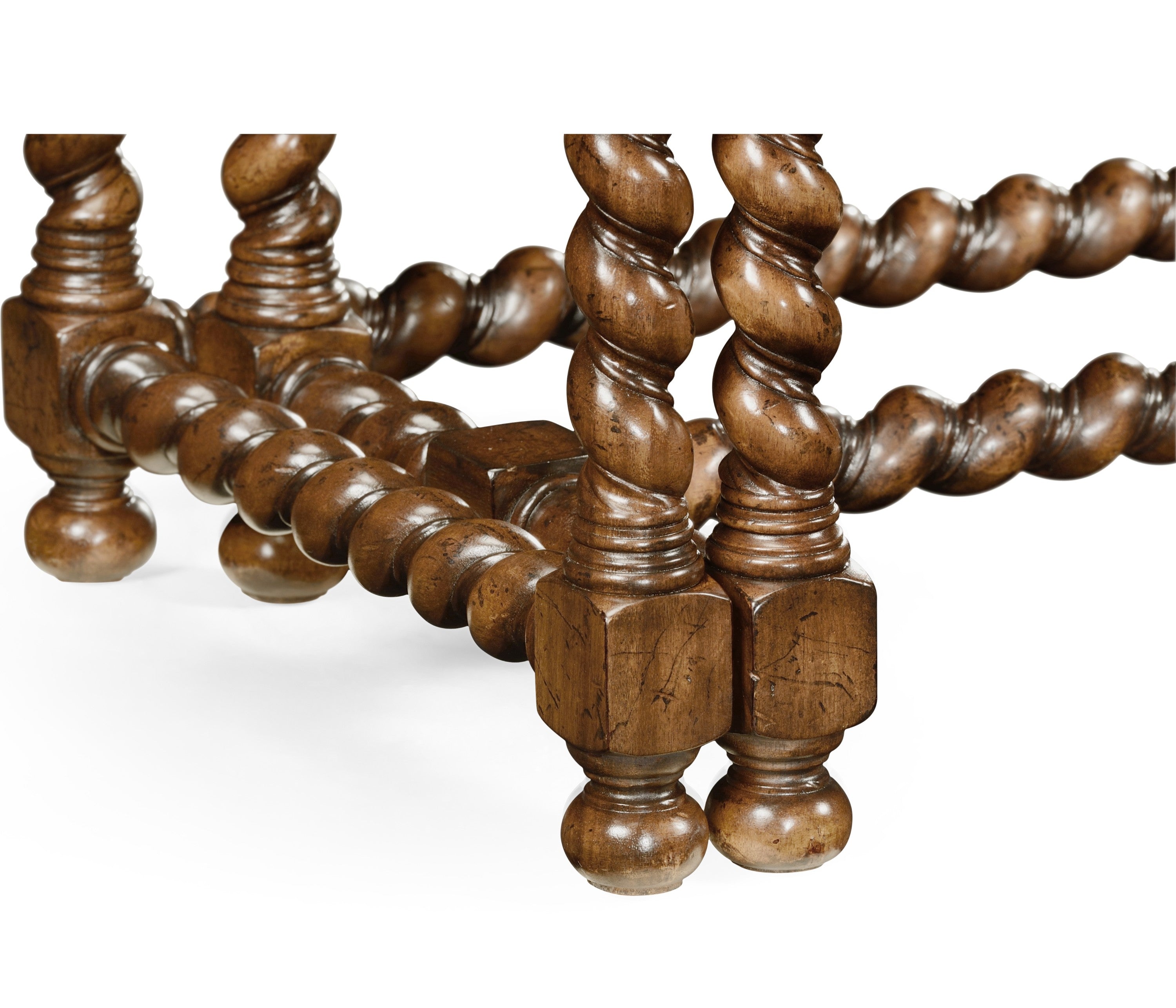 Jonathan Charles Pair of Nesting Walnut Tables ( 492027-WAL )