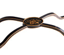Jonathan Charles Formal Black & Gold Drinks Cabinet ( 492356-FBG )