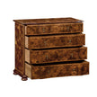 Jonathan Charles Oyster Veneer Large Chest of Drawers ( 492090-WAL )