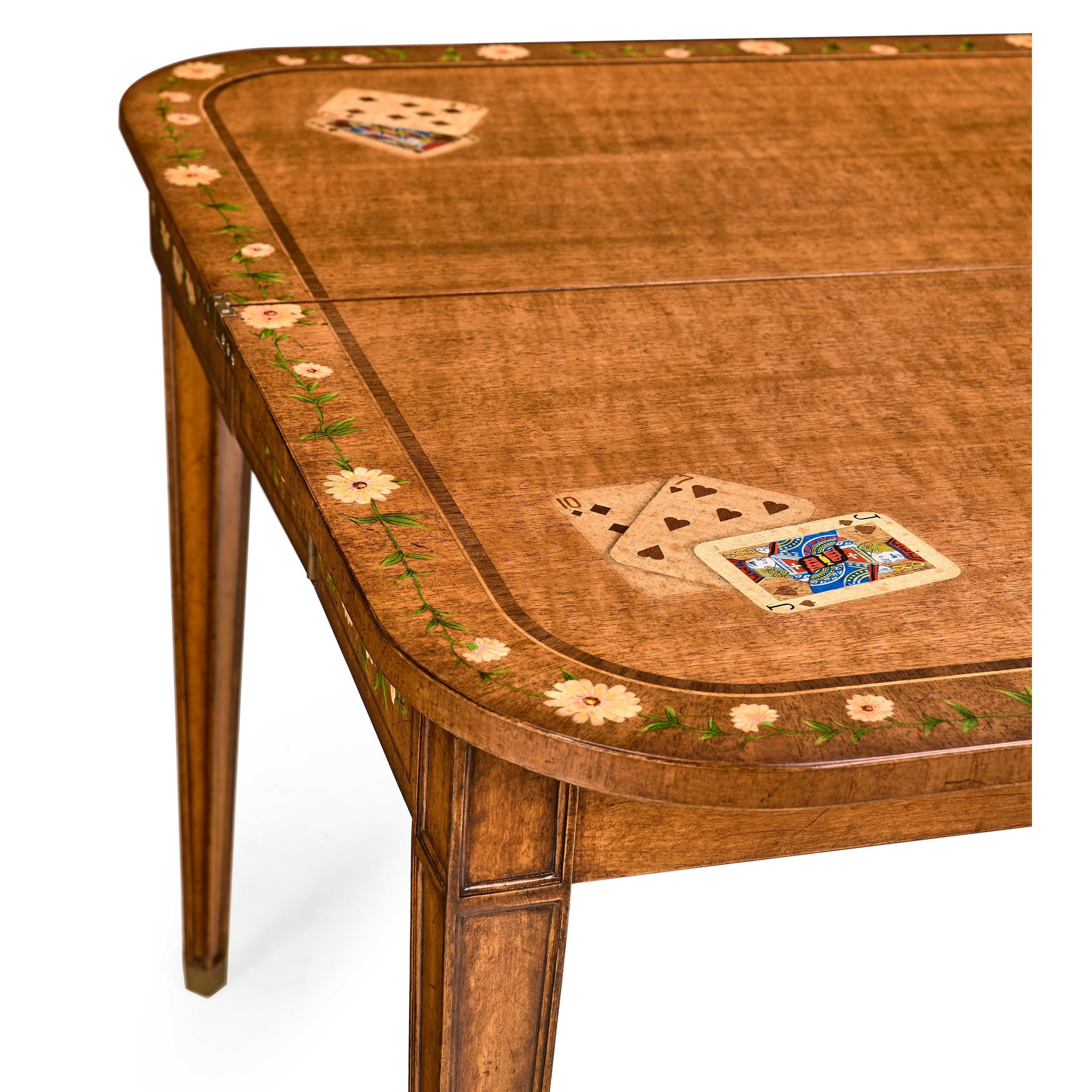 Jonathan Charles Painted Card Table ( 492146-SAM )