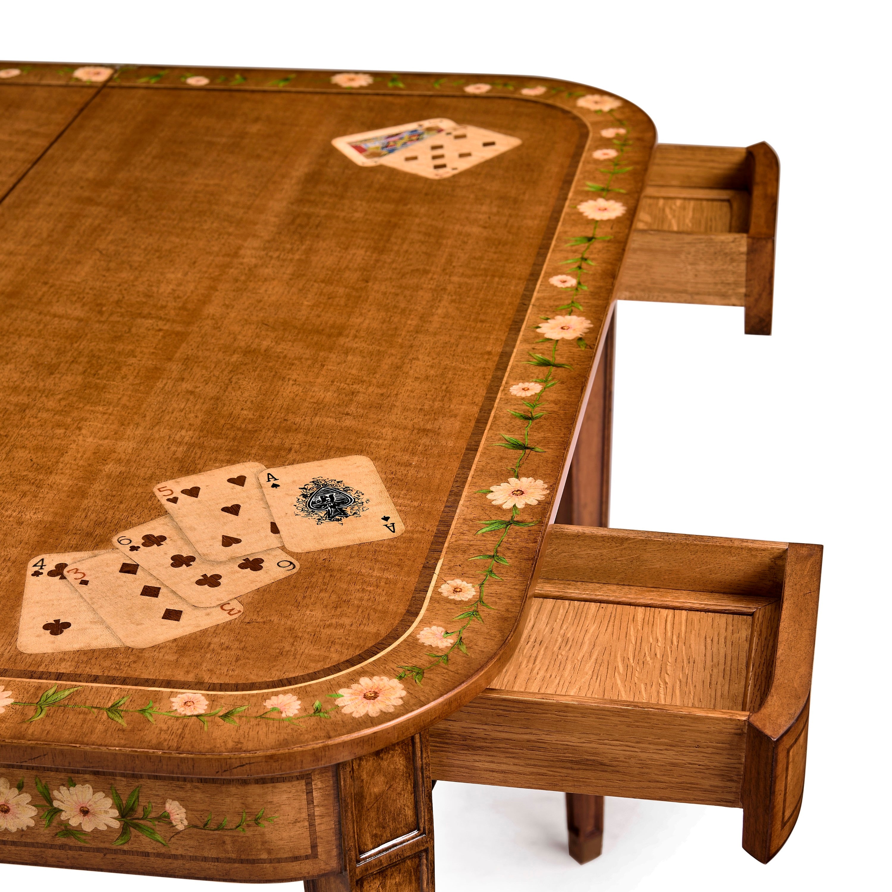 Jonathan Charles Painted Card Table ( 492146-SAM )