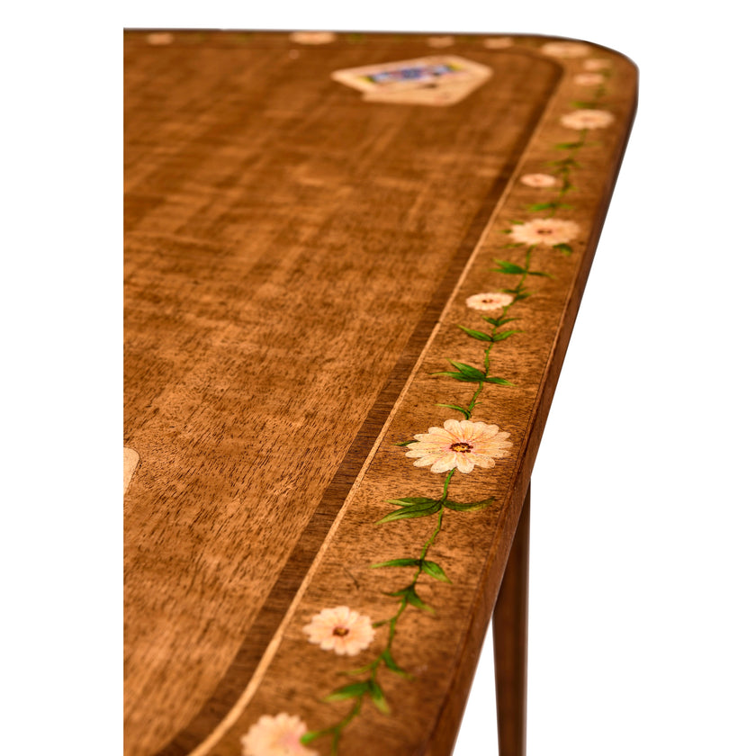 Jonathan Charles Painted Card Table ( 492146-SAM )