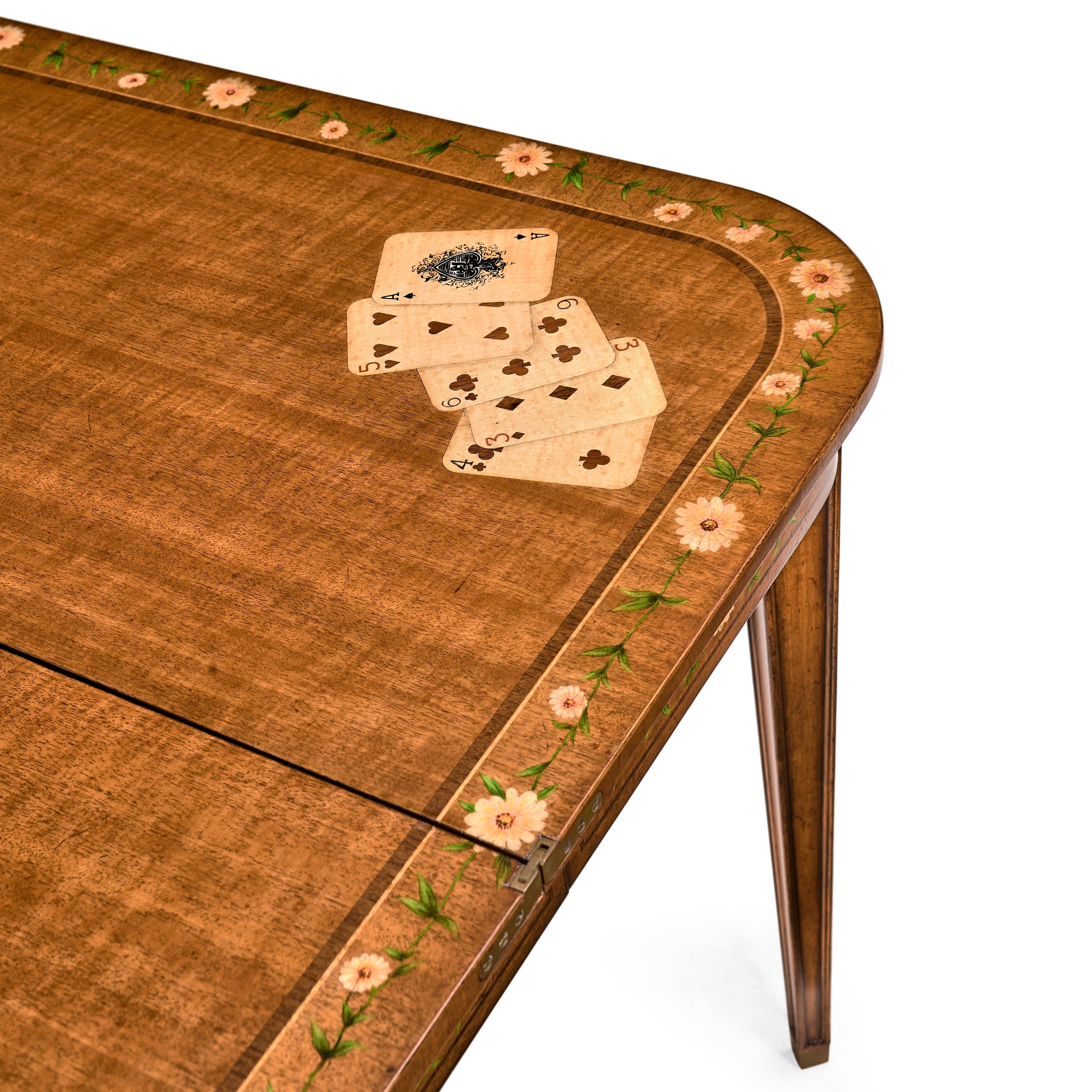 Jonathan Charles Painted Card Table ( 492146-SAM )