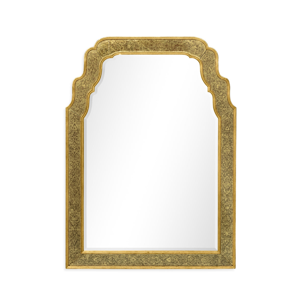 Jonathan Charles William & Mary Eglomise Gilded Mirror ( 492092-GEG-GPM )