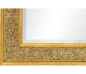 Jonathan Charles William & Mary Eglomise Gilded Mirror ( 492092-GEG-GPM )