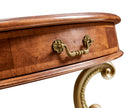 Jonathan Charles Oyster Round Table on Brass Base ( 492096-WAL )
