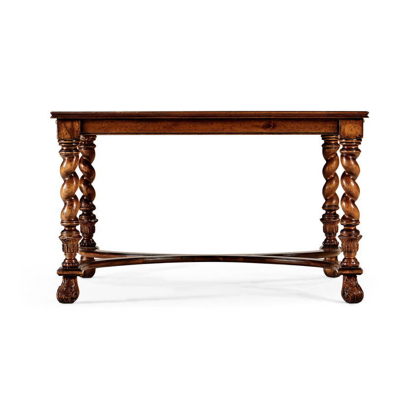 Jonathan Charles Square Oyster Coffee Table w/ Slides ( 492098-WAL )