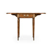 Jonathan Charles Burl & Mother of Pearl Pembroke Table ( 499212-BRW-MOP )