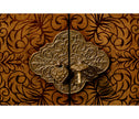 Jonathan Charles Light Walnut & Seaweed Escritoire Cabinet ( 492252-WLL )