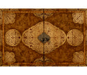 Jonathan Charles Light Walnut & Seaweed Escritoire Cabinet ( 492252-WLL )