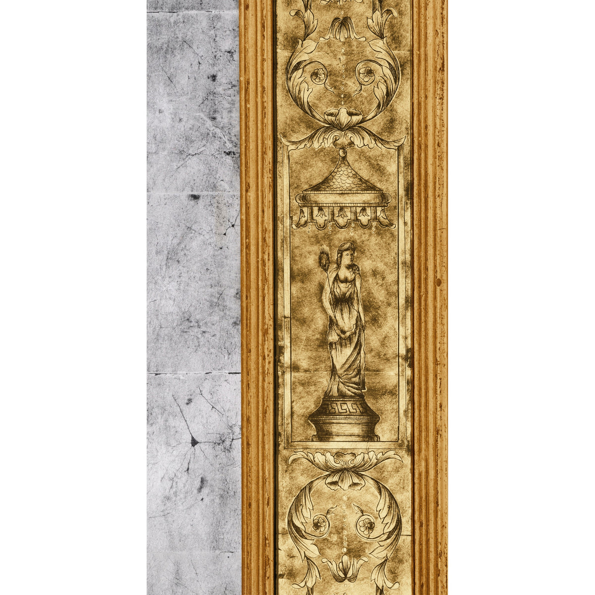Jonathan Charles Eglomise Mirror w/ Renaissance (Gold) ( 492205-GIL-GEG-GES )