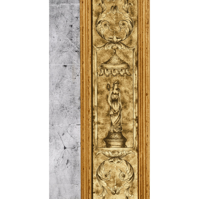 Jonathan Charles Eglomise Mirror w/ Renaissance (Gold) ( 492205-GIL-GEG-GES )
