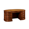Jonathan Charles Mahogany Kidney Pedestal Desk ( 493063-MAH )