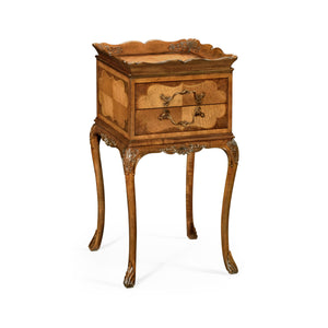 Jonathan Charles Tray Lamp Table Walnut And Satinwood ( 492560-SAM )