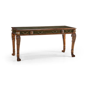 Jonathan Charles Italian Lions Paw Desk ( 492173-WAL )