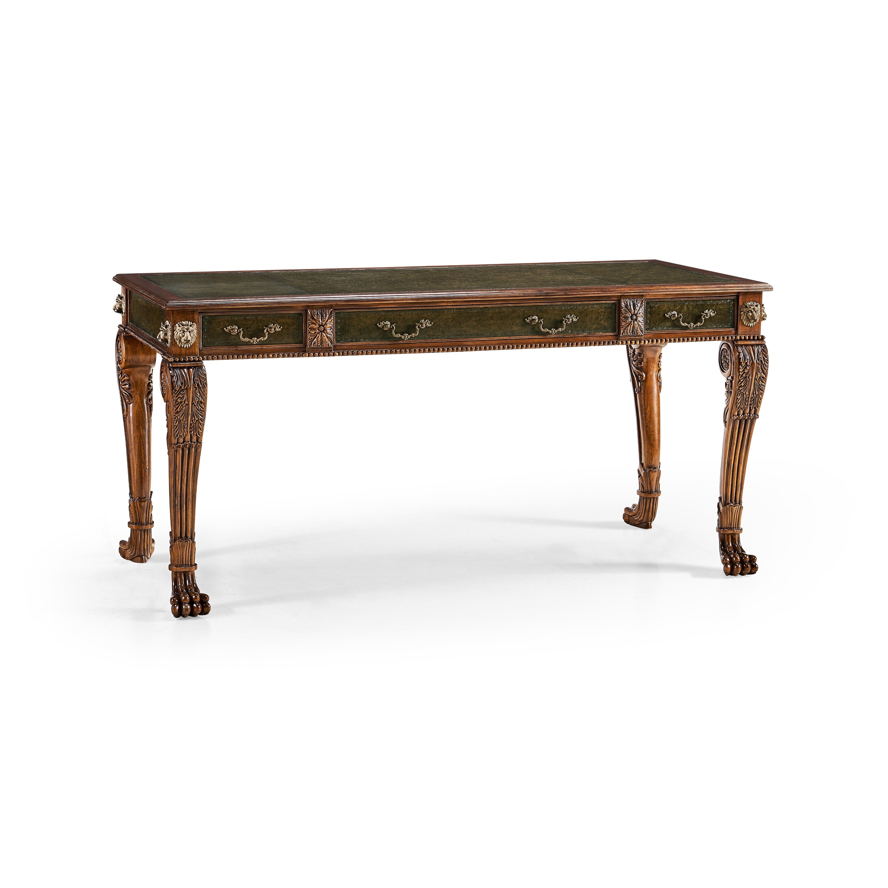 Jonathan Charles Italian Lions Paw Desk ( 492173-WAL )