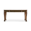 Jonathan Charles Italian Lions Paw Desk ( 492173-WAL )