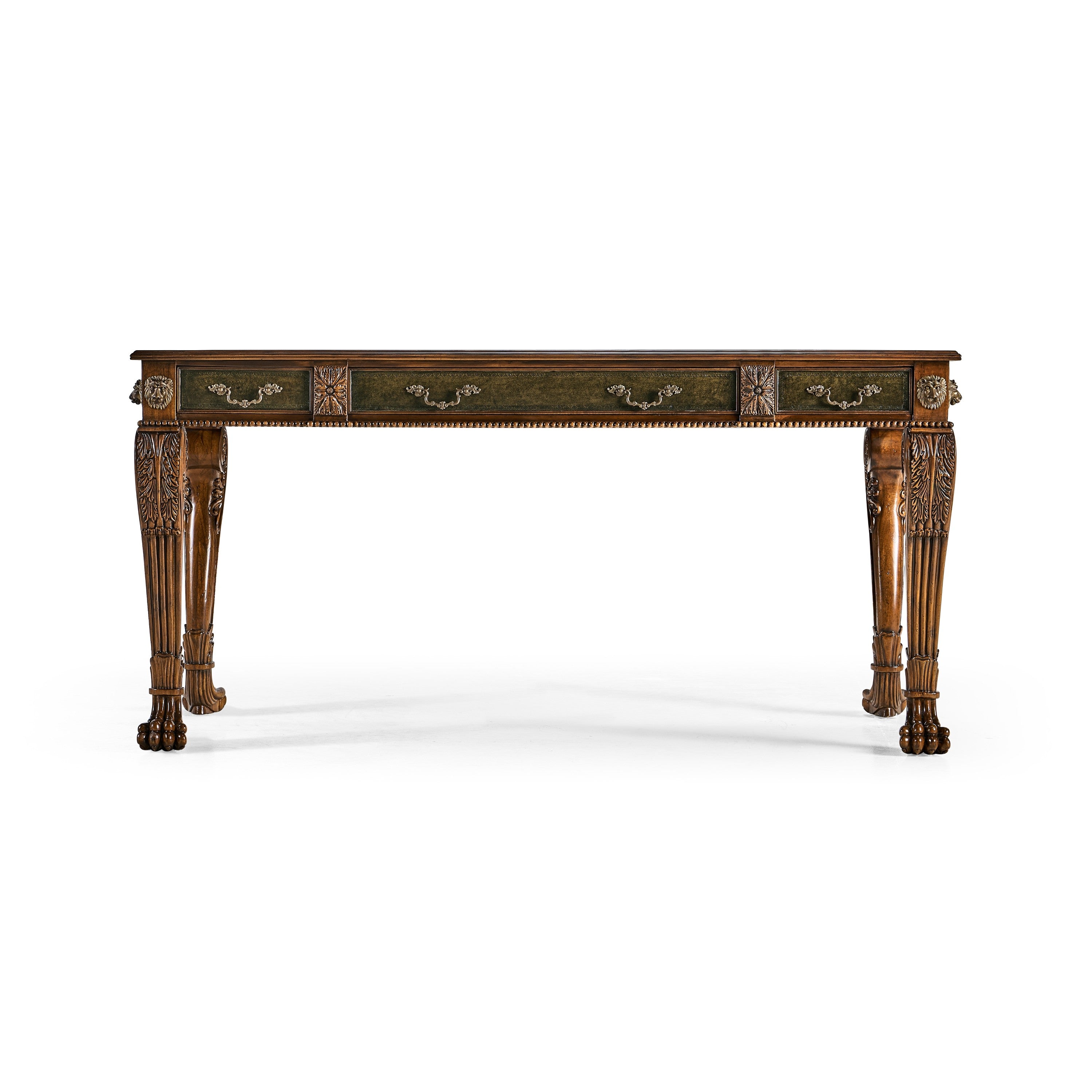 Jonathan Charles Italian Lions Paw Desk ( 492173-WAL )