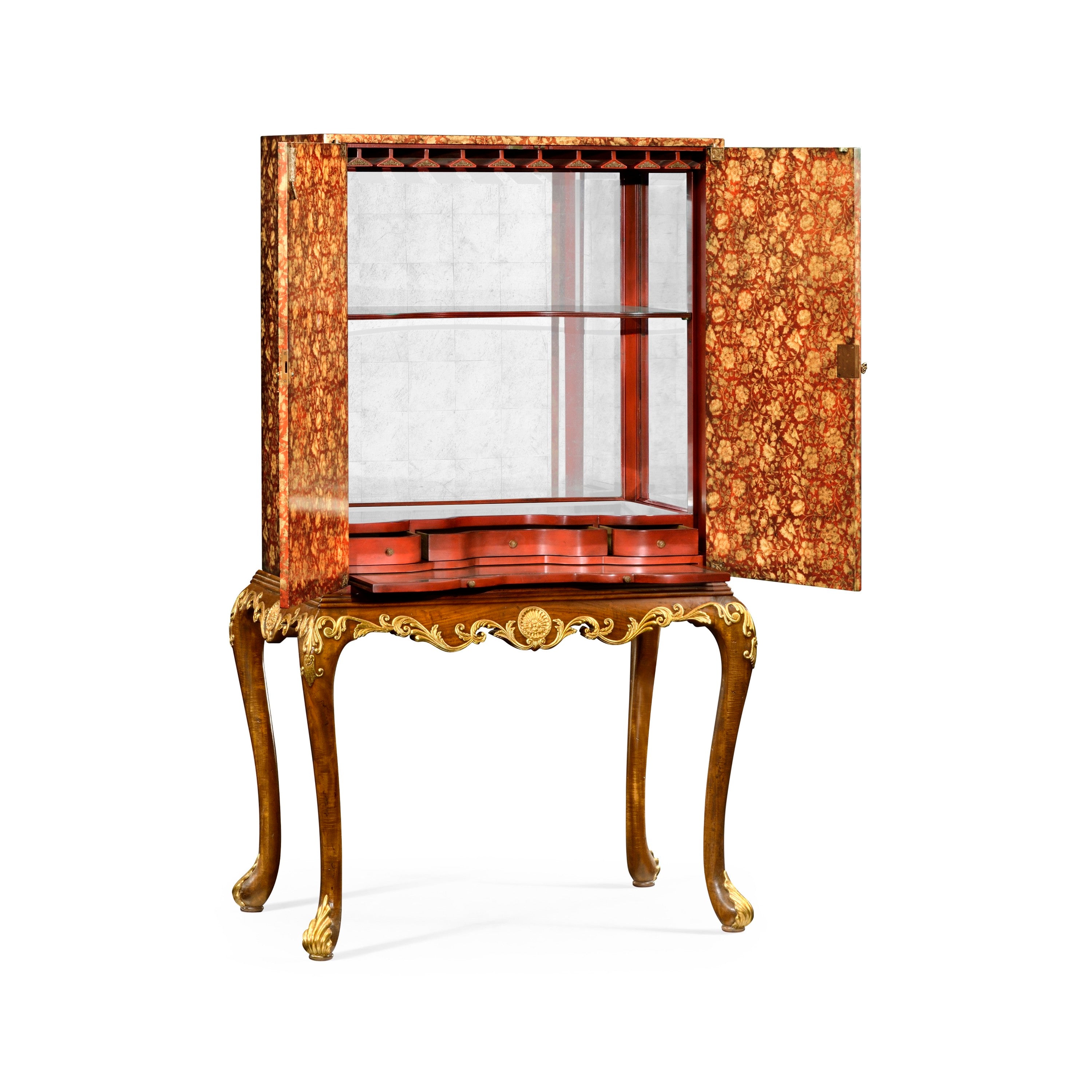 Jonathan Charles Chinoiserie Drinks Cabinet