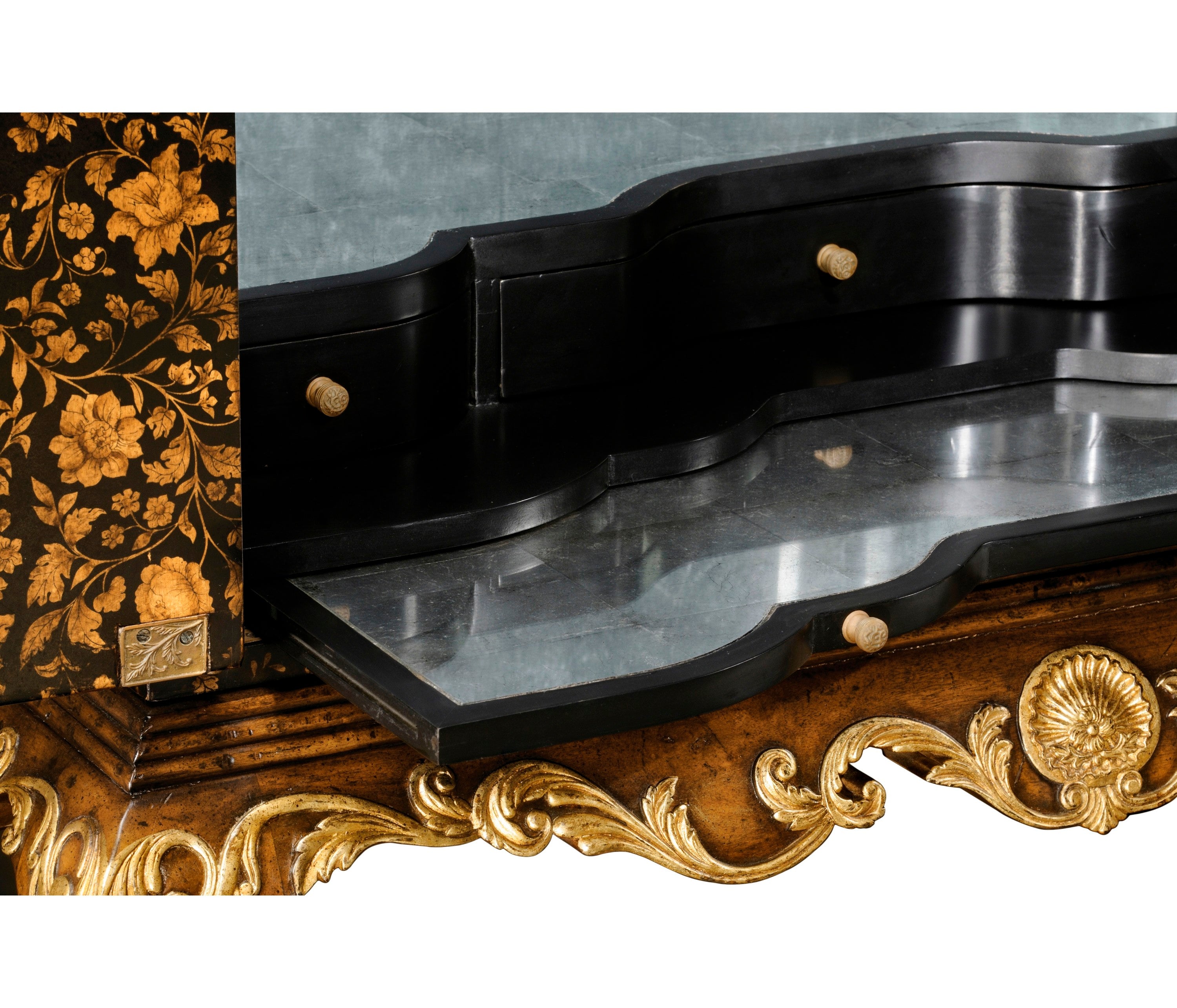 Jonathan Charles Chinoiserie Drinks Cabinet