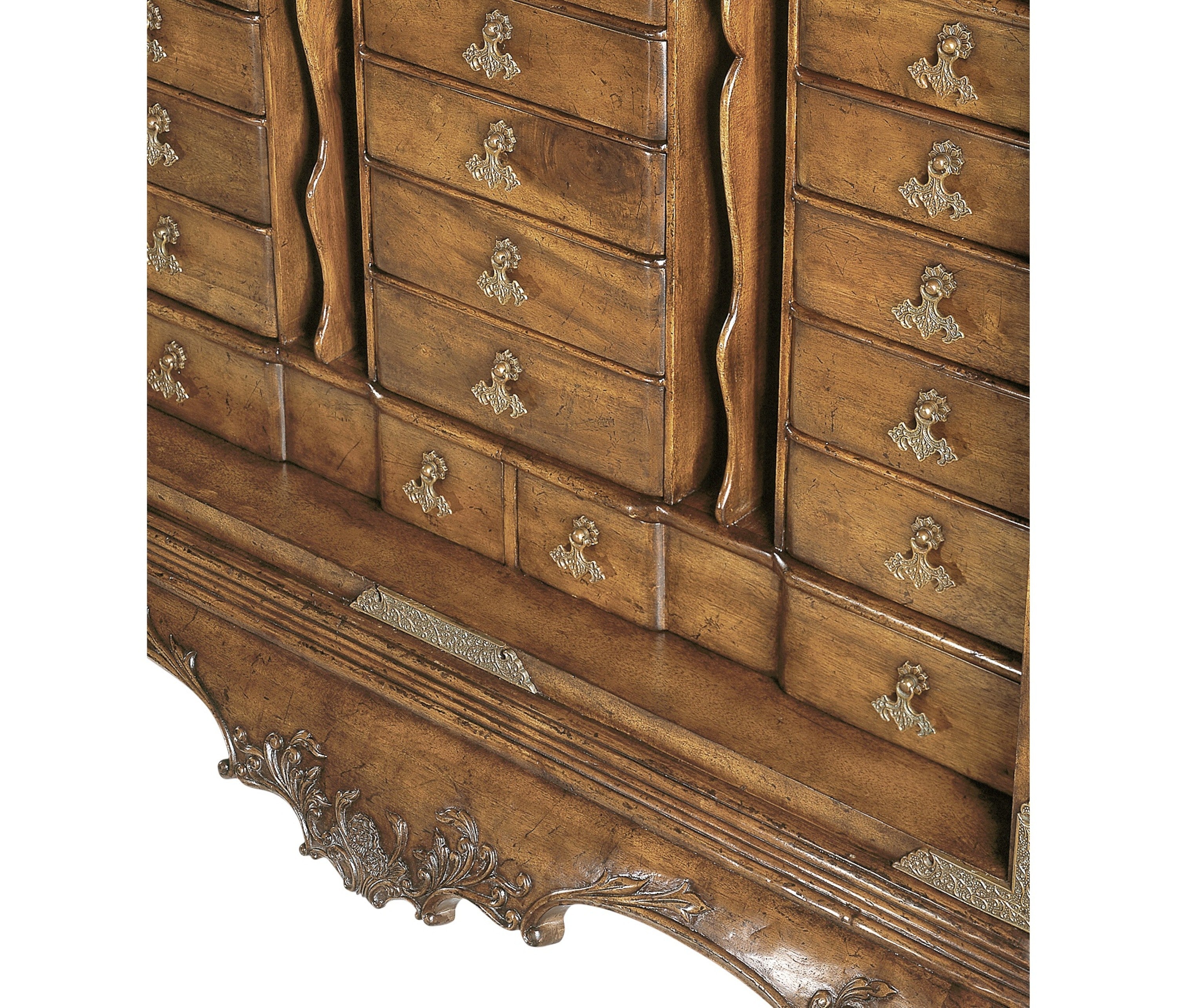 Jonathan Charles Queen Anne Writing Cabinet ( 492218-SAM )