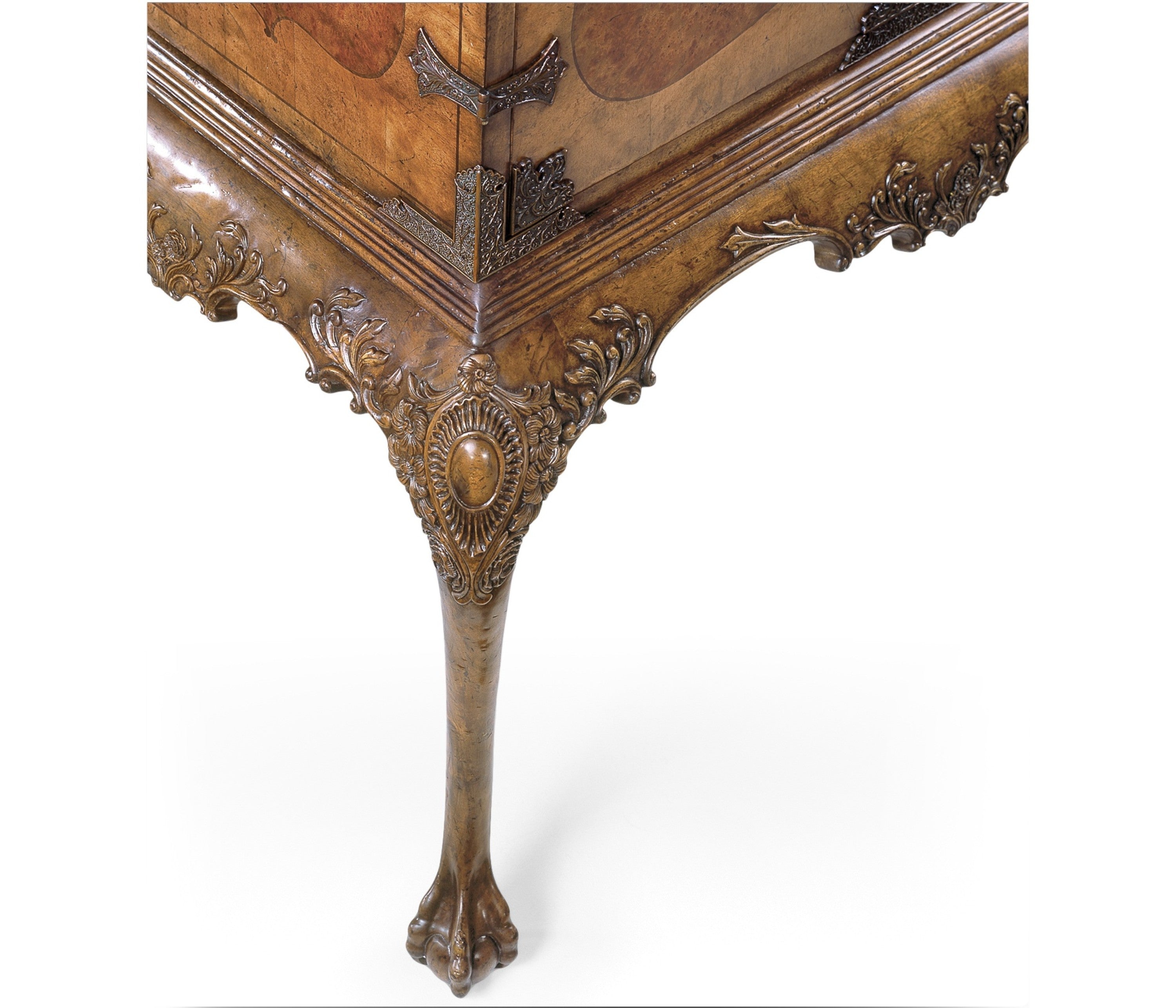 Jonathan Charles Queen Anne Satinwood Drinks Cabinet ( 492634-SAM )