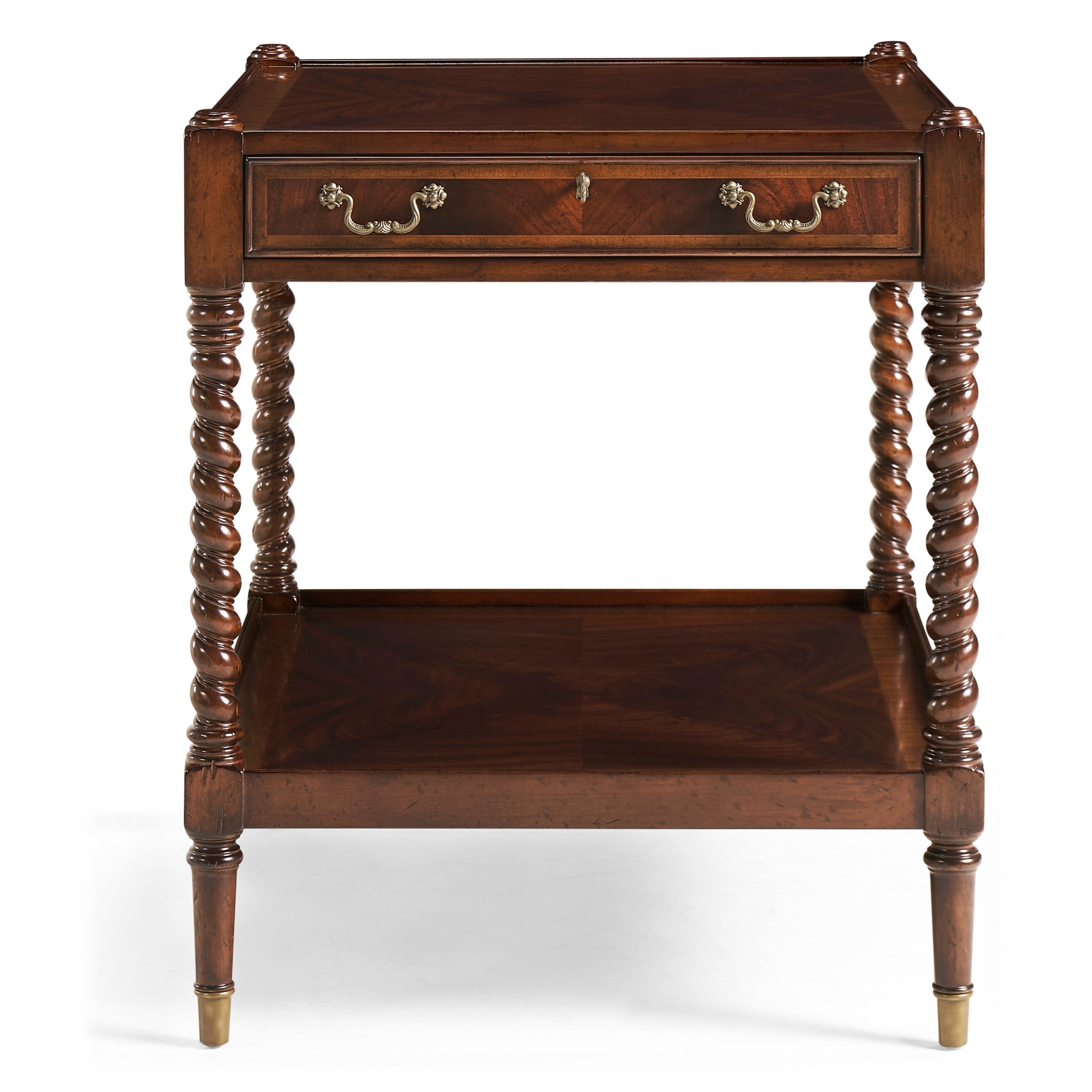 Jonathan Charles Regency Style Square Side Table (Mahogany) ( 492268-MAH )