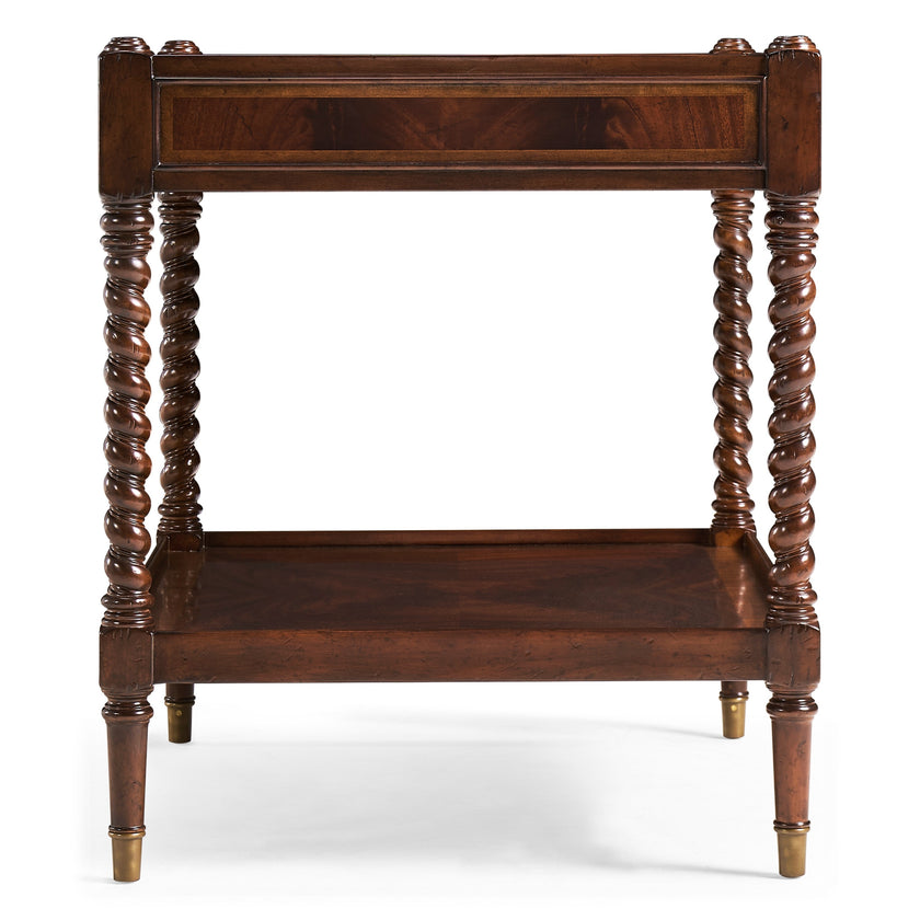 Jonathan Charles Regency Style Square Side Table (Mahogany) ( 492268-MAH )