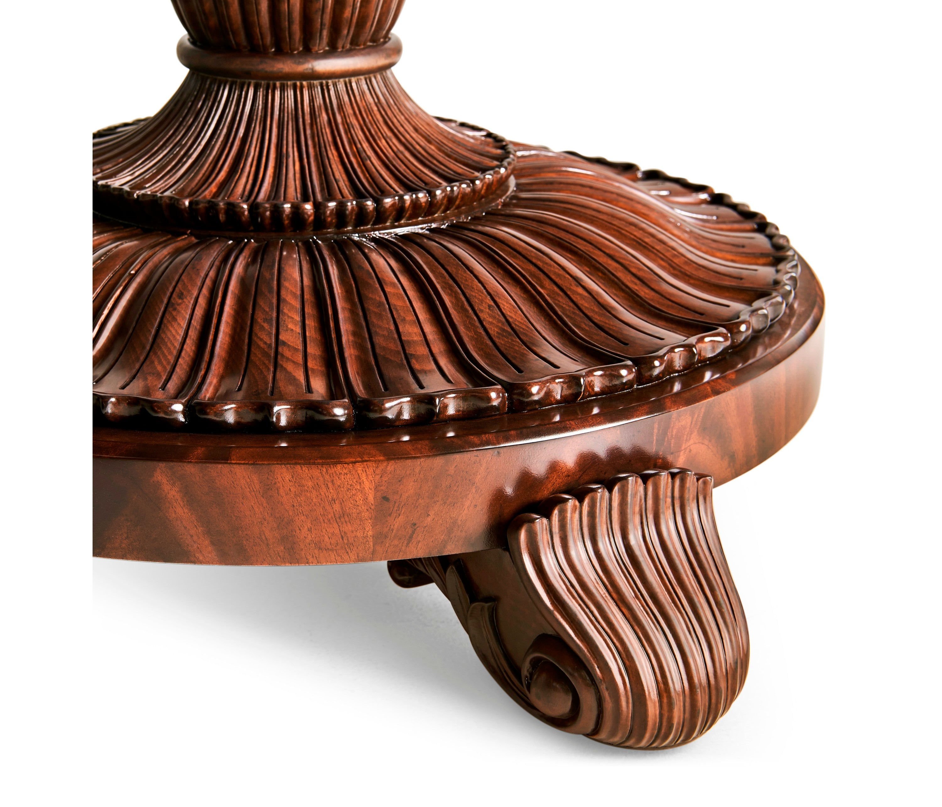 Jonathan Charles Finely Inlaid Mahogany Centre Table ( 492846-MAH )