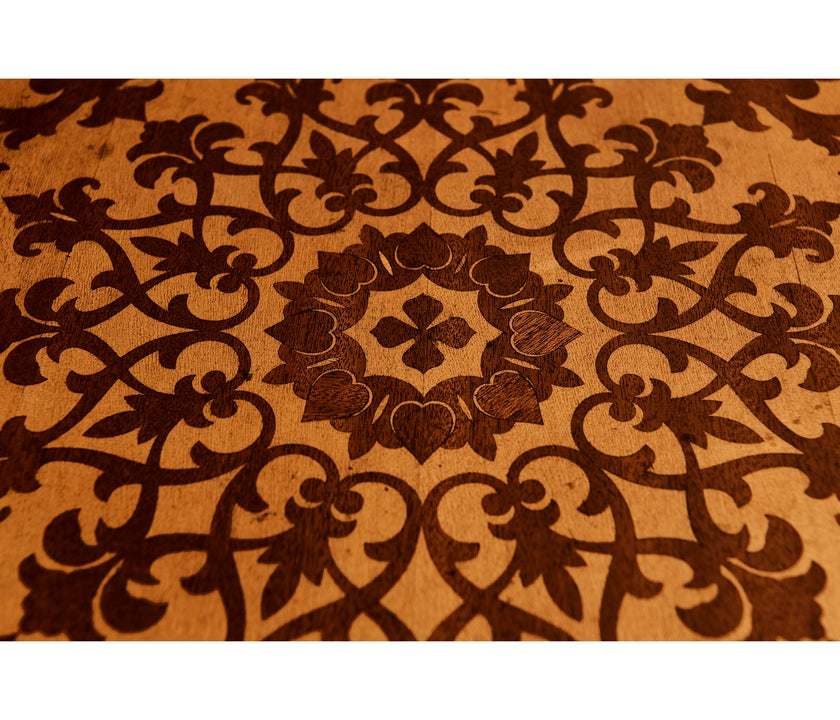 Jonathan Charles Finely Inlaid Mahogany Centre Table ( 492846-MAH )