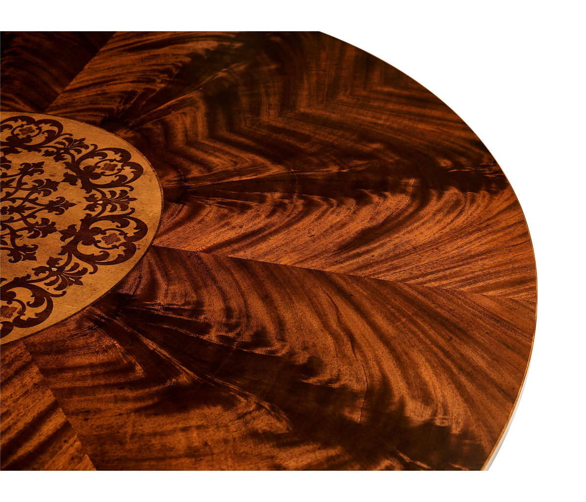 Jonathan Charles Finely Inlaid Mahogany Centre Table ( 492846-MAH )