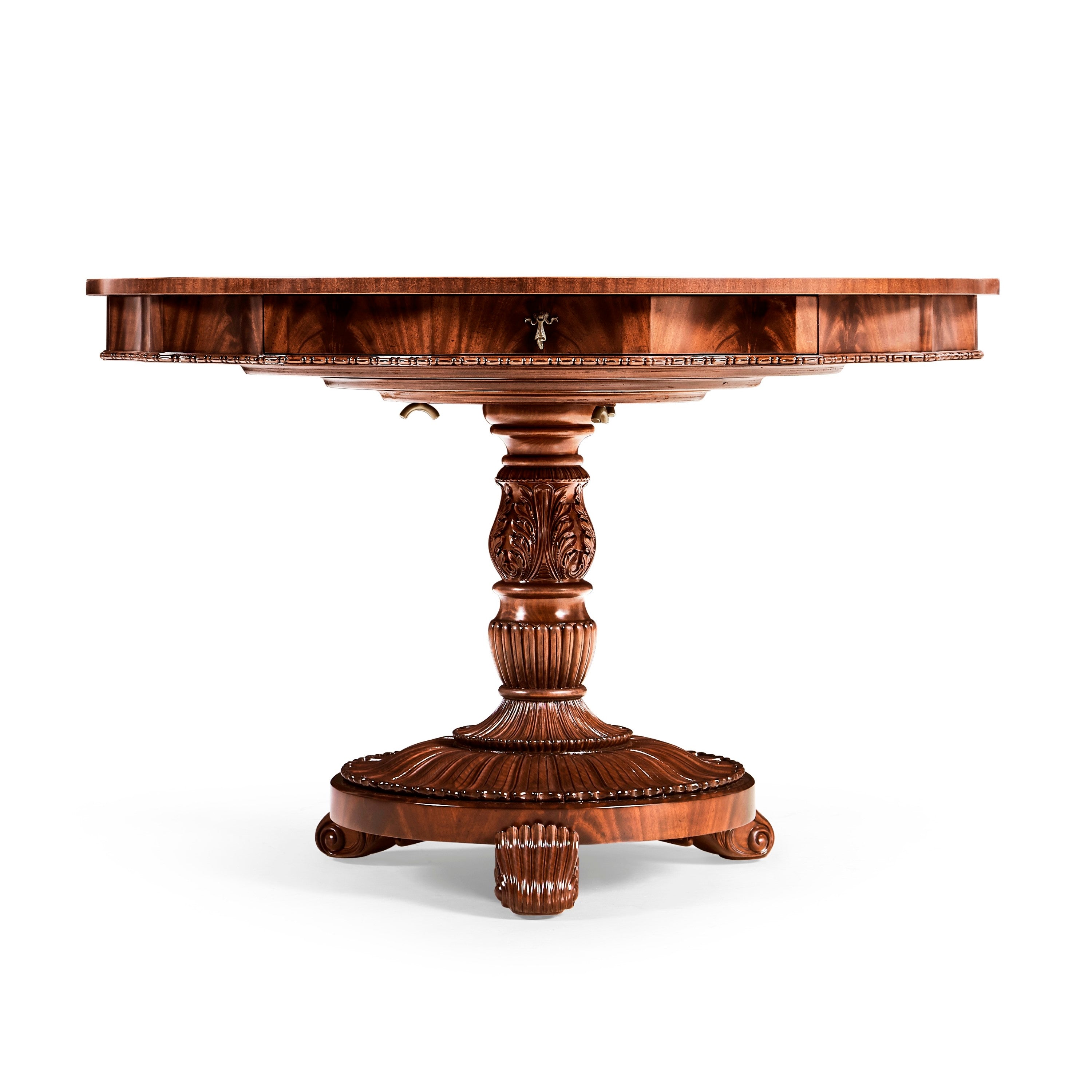 Jonathan Charles Finely Inlaid Mahogany Centre Table ( 492846-MAH )