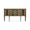 Jonathan Charles Buckingham Bleached Breakfront Sideboard ( 492637-MBL )