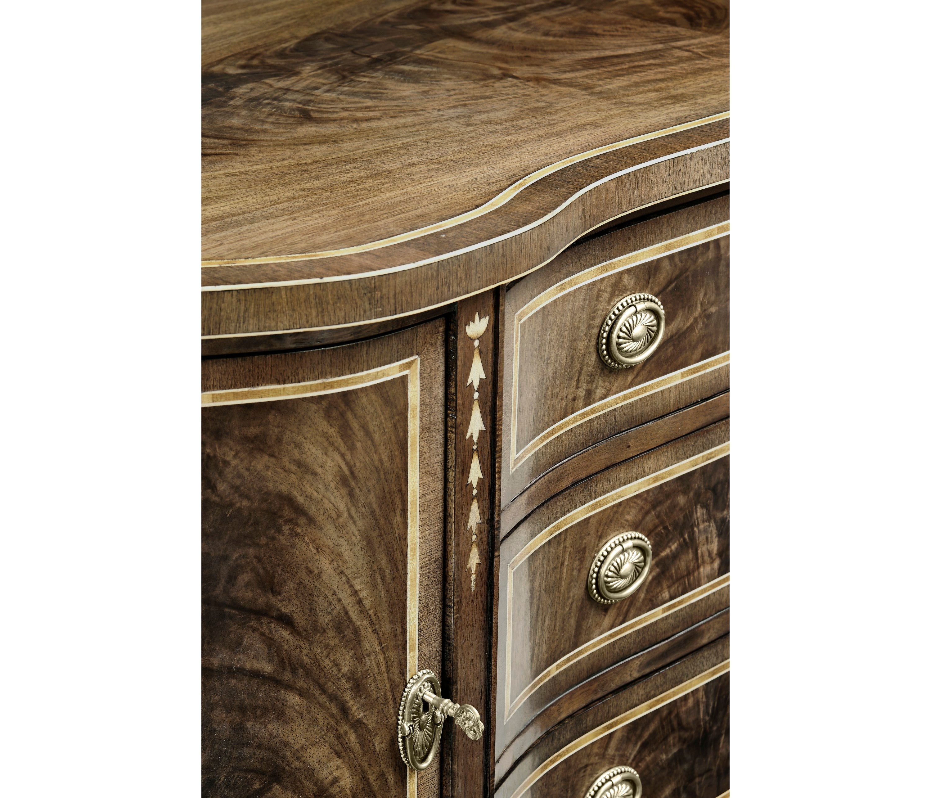 Jonathan Charles Buckingham Bleached Breakfront Sideboard ( 492637-MBL )