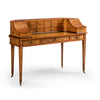 Jonathan Charles Carlton House Desk Faux Ebony Marquetry ( 492444-SAM-L001 )