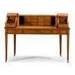 Jonathan Charles Carlton House Desk Faux Ebony Marquetry ( 492444-SAM-L001 )