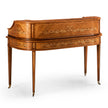 Jonathan Charles Carlton House Desk Faux Ebony Marquetry ( 492444-SAM-L001 )