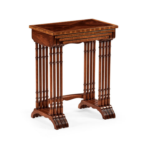 Jonathan Charles Regency Mahogany Nesting Tables ( 492600-MAH )