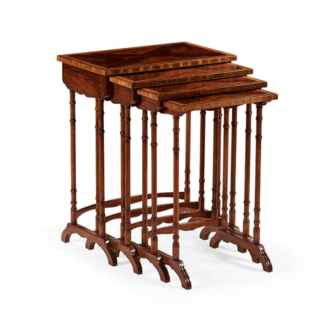 Jonathan Charles Regency Mahogany Nesting Tables ( 492600-MAH )
