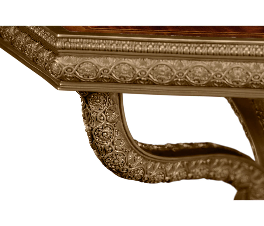 Jonathan Charles Baroque Brass Centre Table ( 492534-MAH )