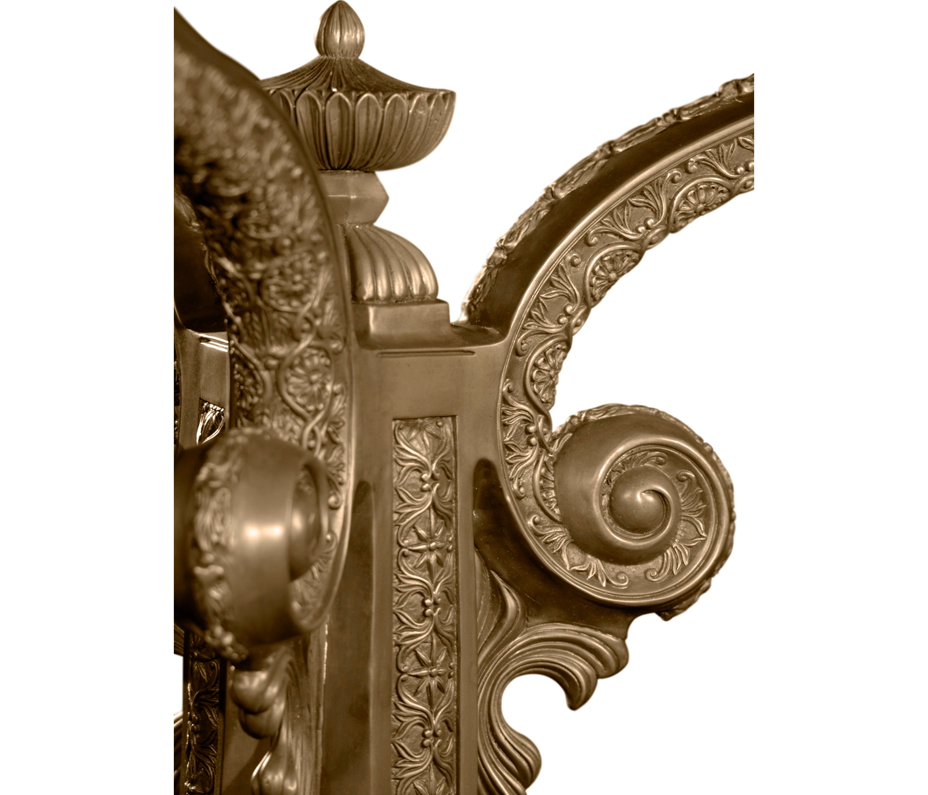 Jonathan Charles Baroque Brass Centre Table ( 492534-MAH )