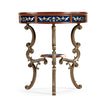 Jonathan Charles Lapis Blue Eglomise Side Table ( 492454-MAH-GEB )