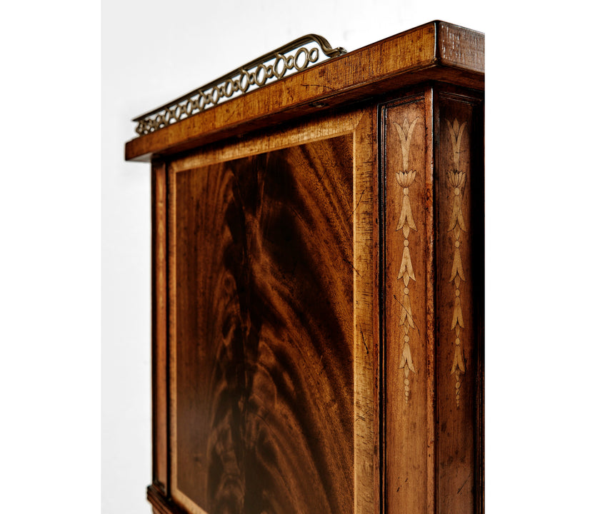 Jonathan Charles Pair of Mahogany Bedside Cabinets ( 492822-MAH )
