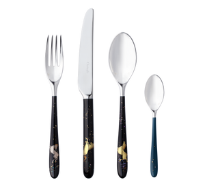 Christofle MOOD Silver Plated Hakose Flying Pegasus Inace 24 Pieces