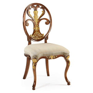 Jonathan Charles Sheraton Style Oval Back Side Chair